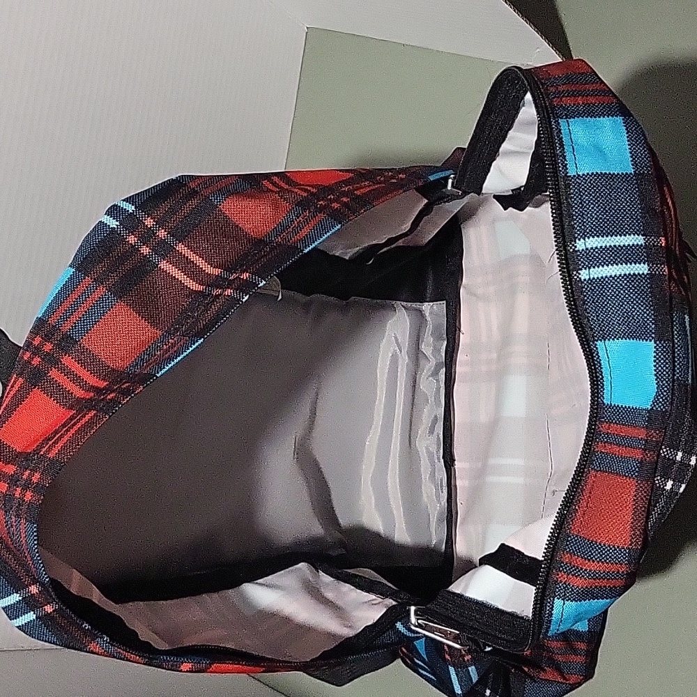 EUC  JanSport Superbreak® High Risk Red Preston Plaid Backpack - Picture 10 of 11